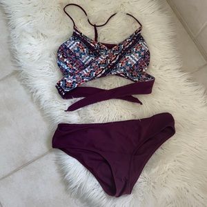 Athleta marrakesh reversible wrap bikini